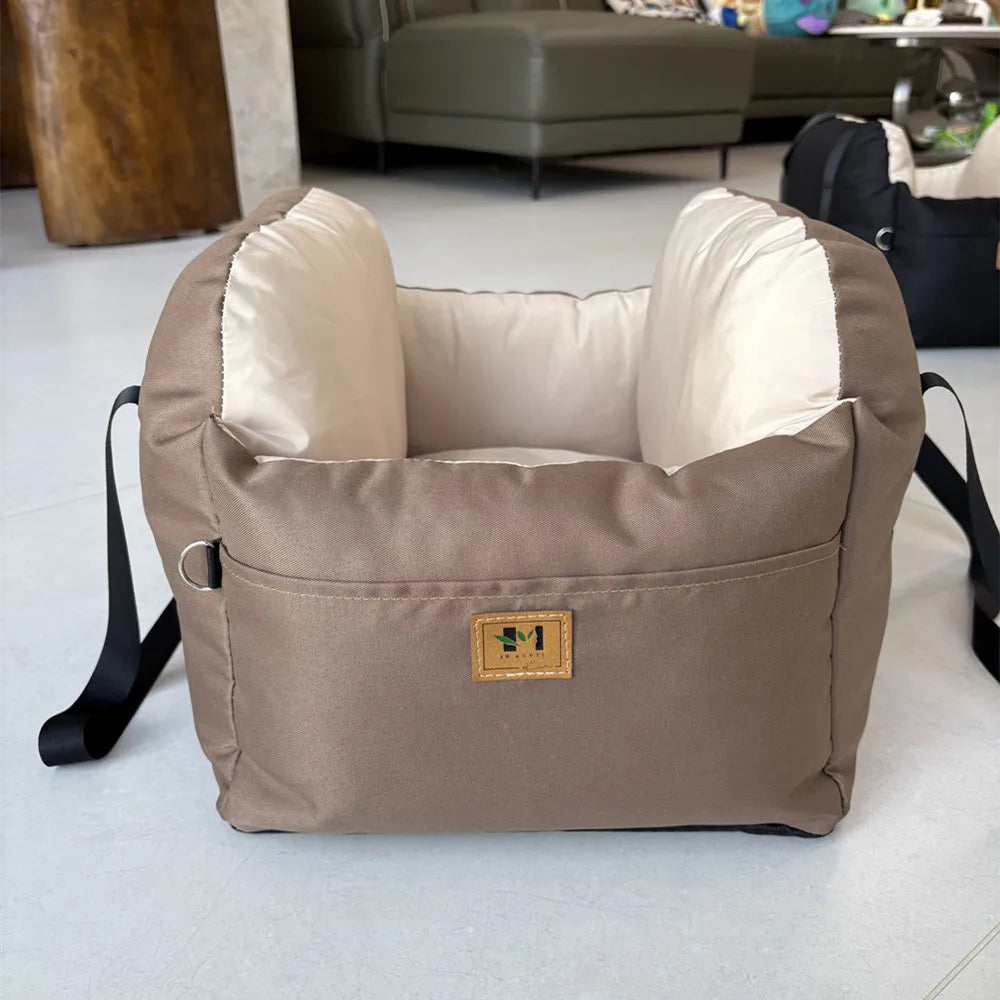 Siège auto pour chien et chat – Universel, lavable, avec ceinture de sécurité