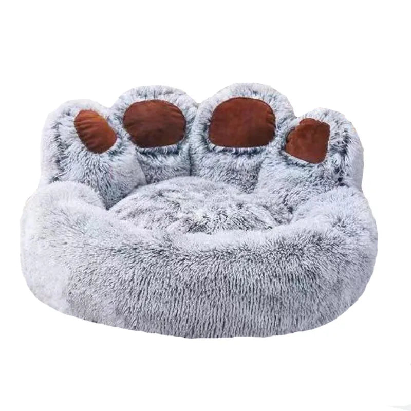 Lit douillet pour chien et chat – Peluche hiver, coussin apaisant