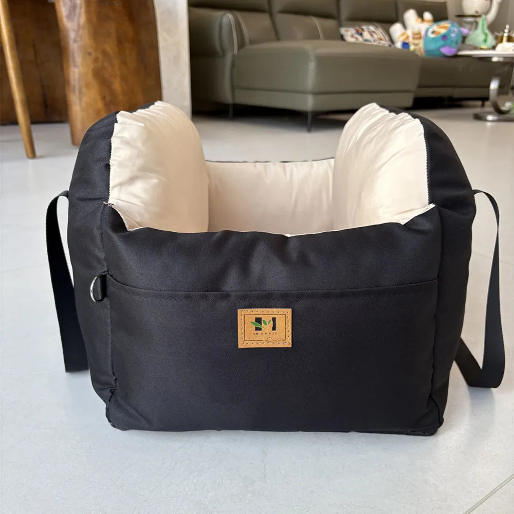 Siège auto pour chien et chat – Universel, lavable, avec ceinture de sécurité