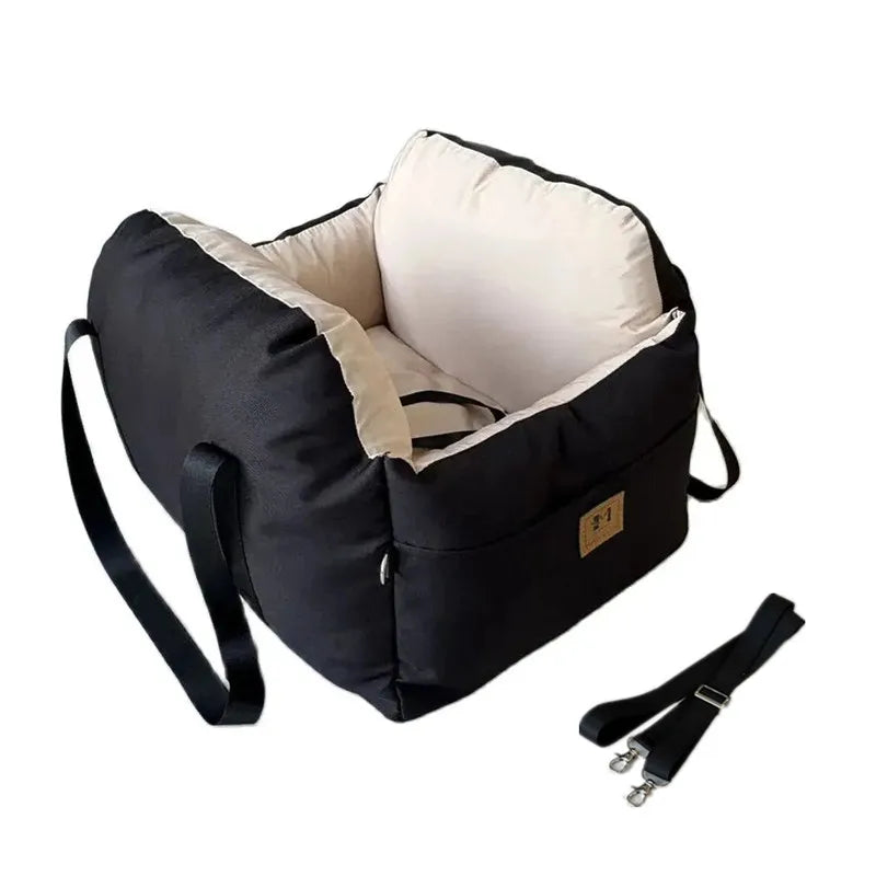 Siège auto pour chien et chat – Universel, lavable, avec ceinture de sécurité