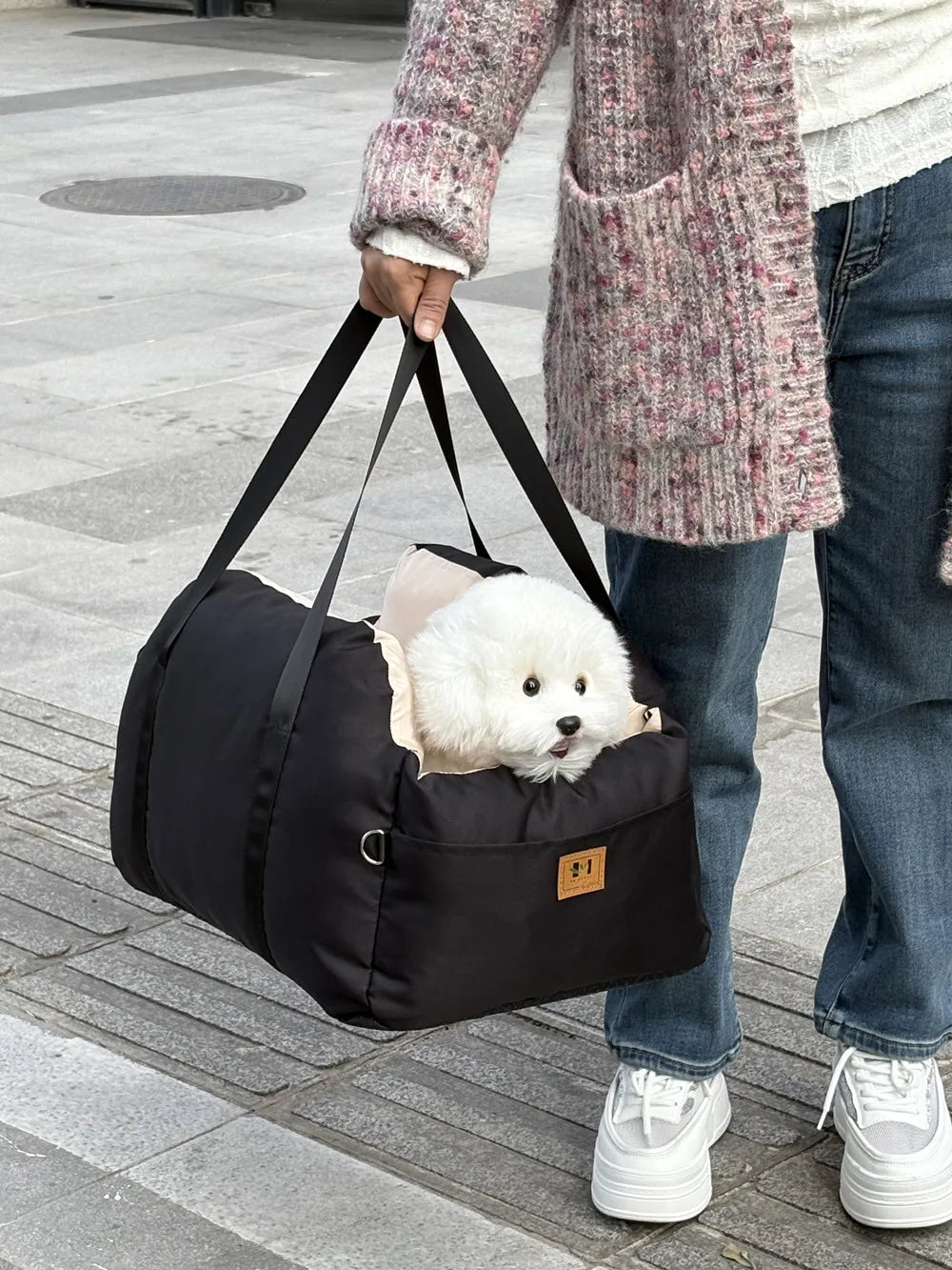 Siège auto pour chien et chat – Universel, lavable, avec ceinture de sécurité